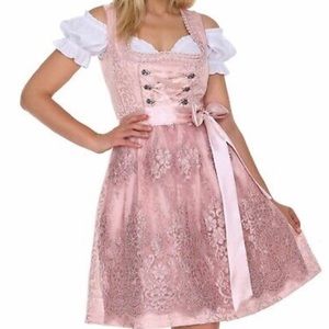Pink dirndl / Bavarian dress for Oktoberfest